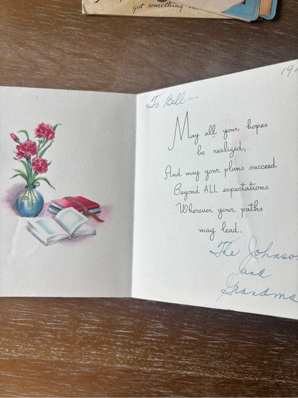Vintage Graduation Greeting Cards - Assorted Pastel Designs